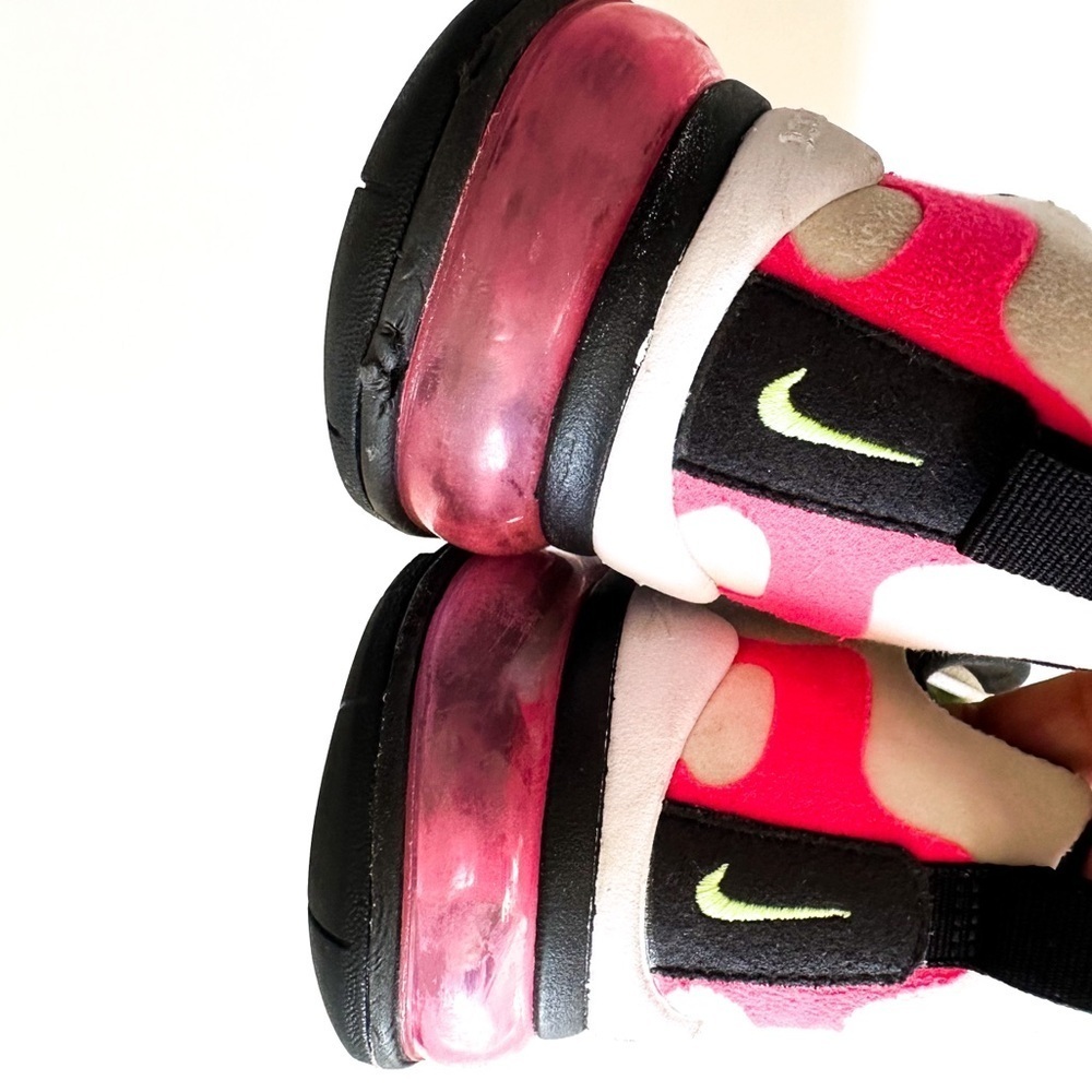 Neon Pink & Green Nike Air70 React Sneakers 7.5 - Picture 4 of 12